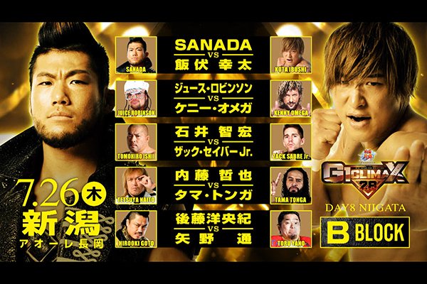 NJPW G1 Climax 28: Day 8