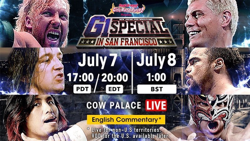 NJPW G1 Special in San Francisco